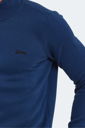 Slazenger BALBIN Erkek Sweatshirt İndigo - Thumbnail