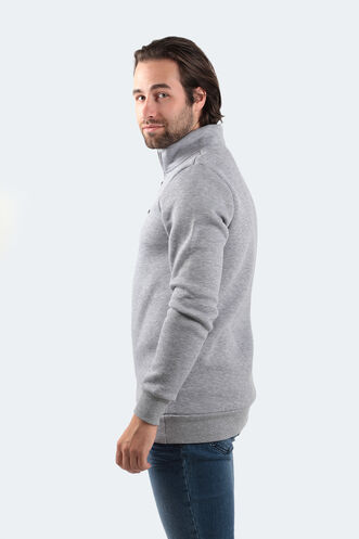 Slazenger BALBIN Men's Sweatshirt Gray - Thumbnail