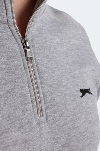 Slazenger BALBIN Men's Sweatshirt Gray - Thumbnail