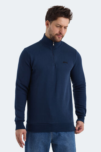 Slazenger BALBIN Men's Sweatshirt Indigo - Thumbnail