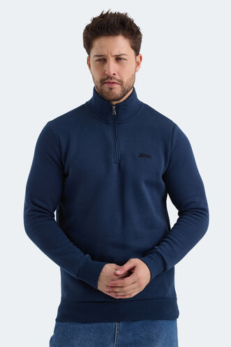 Slazenger BALBIN Men's Sweatshirt Indigo - Thumbnail