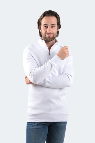 Slazenger BALBIN Men's Sweatshirt White - Thumbnail