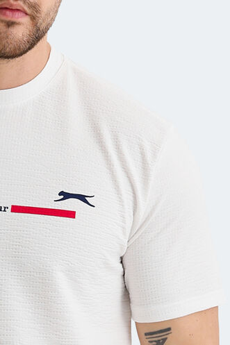 Slazenger BANDIT Men's T-Shirt Ecru - Thumbnail