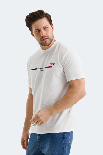 Slazenger BANDIT Men's T-Shirt Ecru - Thumbnail