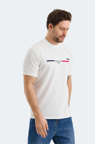 Slazenger BANDIT Men's T-Shirt Ecru - Thumbnail