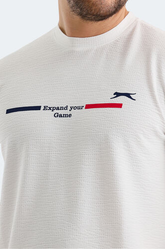 Slazenger BANDIT Men's T-Shirt Ecru - Thumbnail