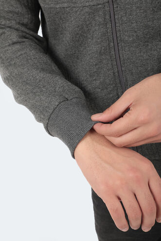 Slazenger BANKY Erkek Sweatshirt Antrasit - Thumbnail