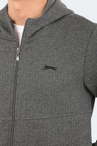 Slazenger BANKY Erkek Sweatshirt Antrasit - Thumbnail