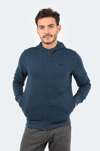 Slazenger BANKY Erkek Sweatshirt Indigo - Thumbnail