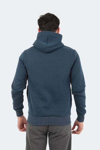 Slazenger BANKY Erkek Sweatshirt Indigo - Thumbnail