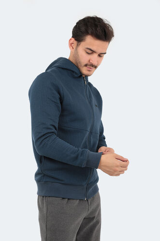 Slazenger BANKY Erkek Sweatshirt Indigo - Thumbnail
