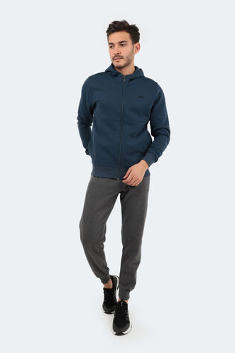 Slazenger BANKY Erkek Sweatshirt Indigo - Thumbnail