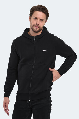 Slazenger BANKY Erkek Sweatshirt Siyah - Thumbnail