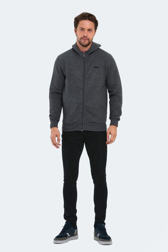 Slazenger BANKY Men's Sweatshirt Anthracite - Thumbnail