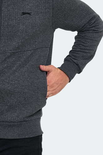 Slazenger BANKY Men's Sweatshirt Anthracite - Thumbnail