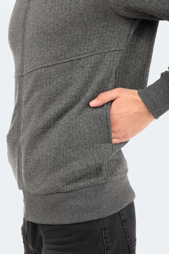 Slazenger BANKY Men's Sweatshirt Anthracite - Thumbnail