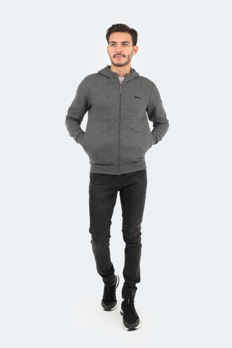 Slazenger BANKY Men's Sweatshirt Anthracite - Thumbnail