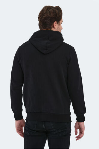 Slazenger BANKY Men's Sweatshirt Black - Thumbnail