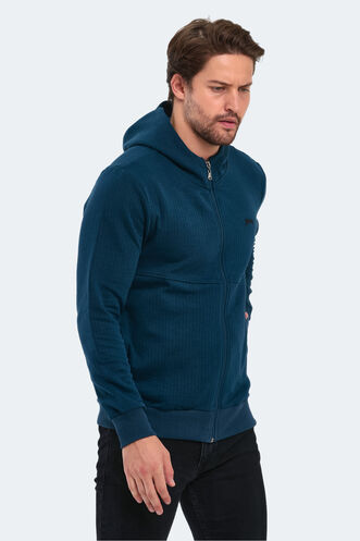 Slazenger BANKY Men's Sweatshirt Indigo - Thumbnail