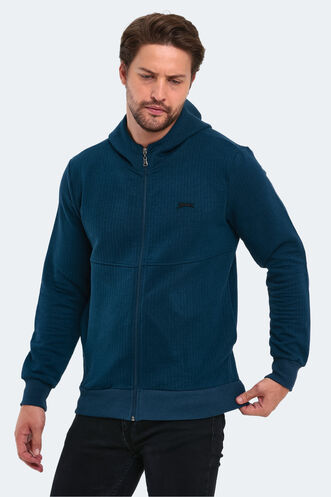 Slazenger BANKY Men's Sweatshirt Indigo - Thumbnail