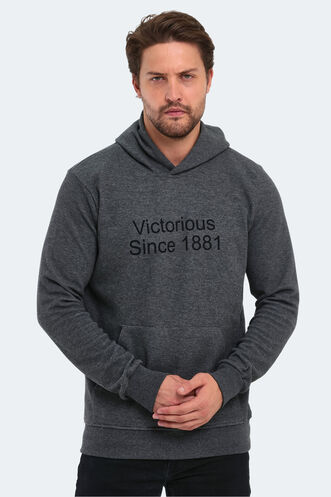 Slazenger - Slazenger BARNA Erkek Sweatshirt Antrasit