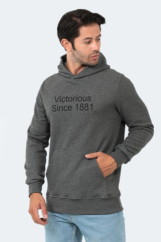 Slazenger - Slazenger BARNA Erkek Antrasit Sweatshırt