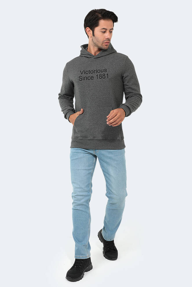 Slazenger BARNA Erkek Antrasit Sweatshırt