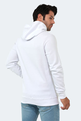 Slazenger BARNA Erkek Beyaz Sweatshırt - Thumbnail