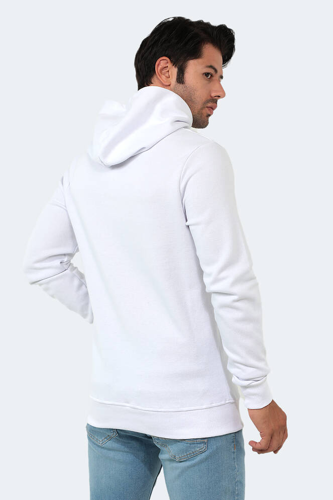 Slazenger BARNA Erkek Beyaz Sweatshırt