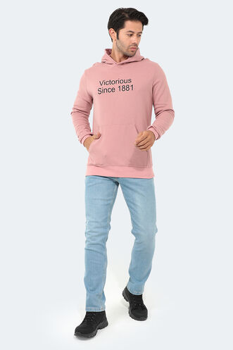 Slazenger BARNA Erkek Pudra Sweatshırt - Thumbnail