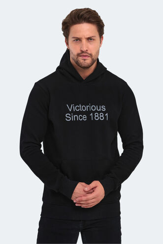 Slazenger - Slazenger BARNA Erkek Sweatshirt Siyah