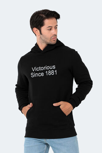 Slazenger - Slazenger BARNA Erkek Siyah Sweatshırt