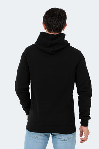 Slazenger BARNA Erkek Siyah Sweatshırt - Thumbnail