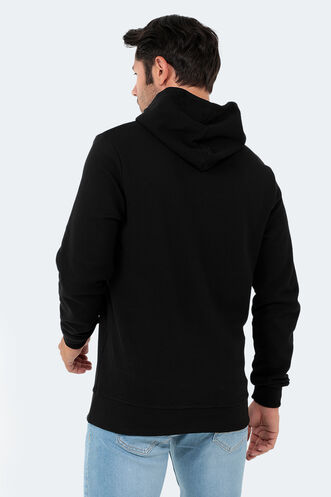 Slazenger BARNA Erkek Siyah Sweatshırt - Thumbnail