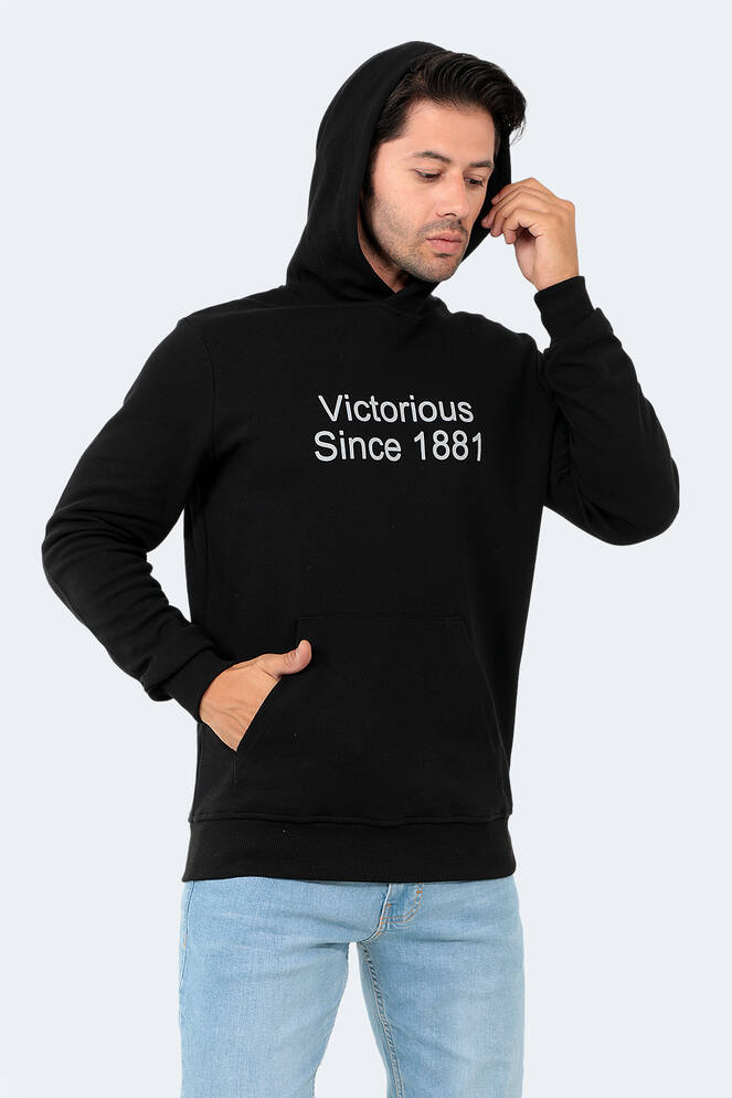Slazenger BARNA Erkek Siyah Sweatshırt