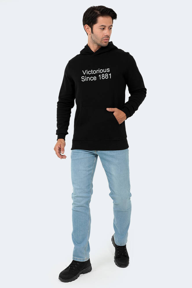 Slazenger BARNA Erkek Siyah Sweatshırt