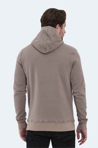 Slazenger BARNA Erkek Sweatshirt Taş Gri - Thumbnail