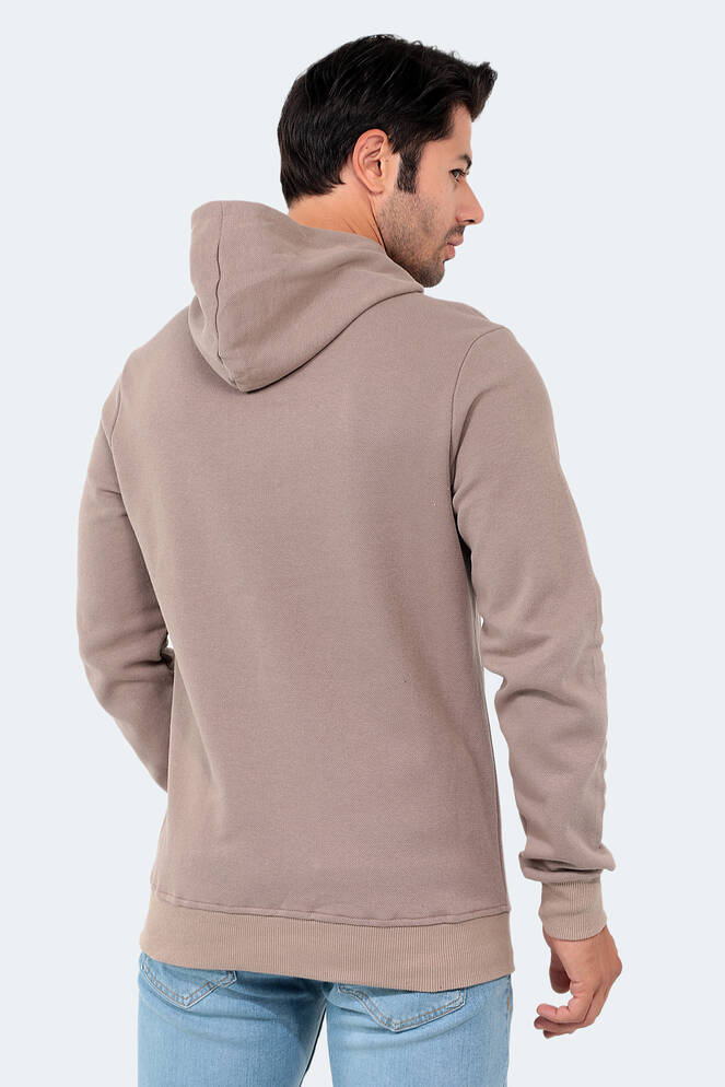 Slazenger BARNA Erkek Taş Gri Sweatshırt