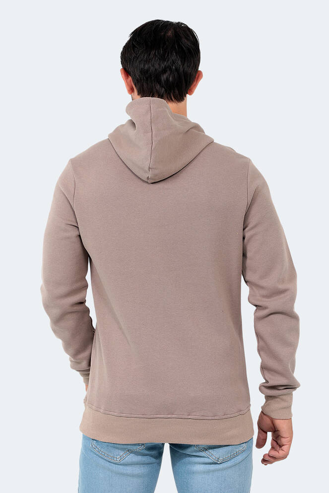Slazenger BARNA Erkek Taş Gri Sweatshırt