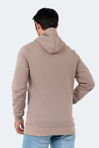 Slazenger BARNA Erkek Taş Gri Sweatshırt - Thumbnail