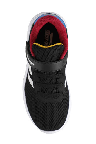 Slazenger BARREL Sneaker Boys Shoes Black - Sax Blue - Thumbnail