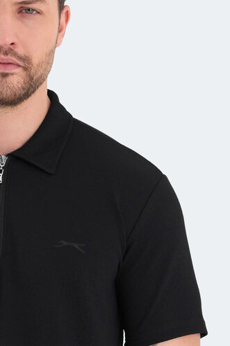 Slazenger BARRIER Men's T-Shirt Black - Thumbnail