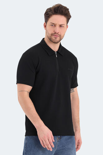 Slazenger BARRIER Men's T-Shirt Black - Thumbnail