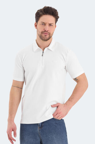 Slazenger BARRIER Men's T-Shirt Ecru - Thumbnail