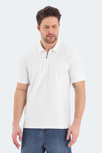 Slazenger BARRIER Men's T-Shirt Ecru - Thumbnail