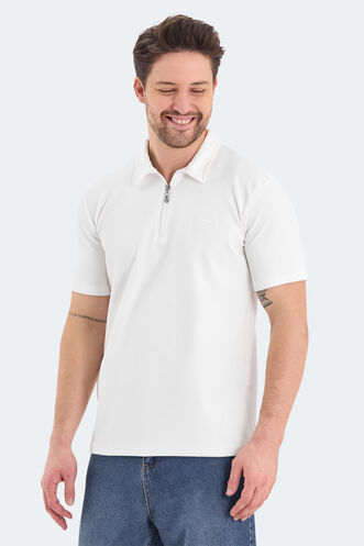 Slazenger BARRIER Men's T-Shirt Ecru - Thumbnail