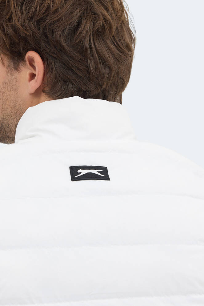 Slazenger BARROS Erkek Şişme Ekru Yelek