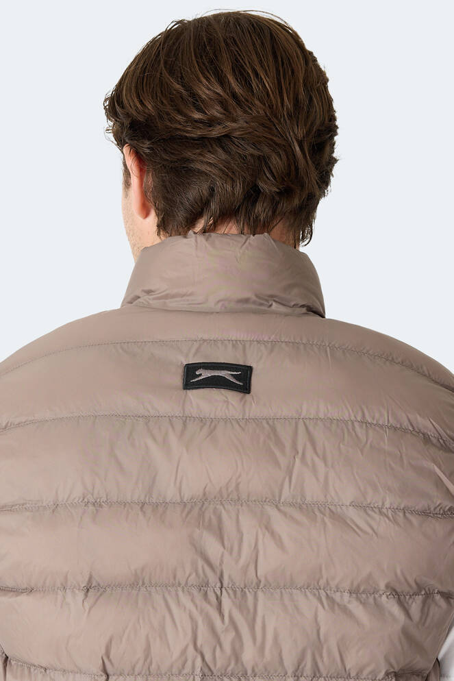 Slazenger BARROS Erkek Şişme Kahve Yelek