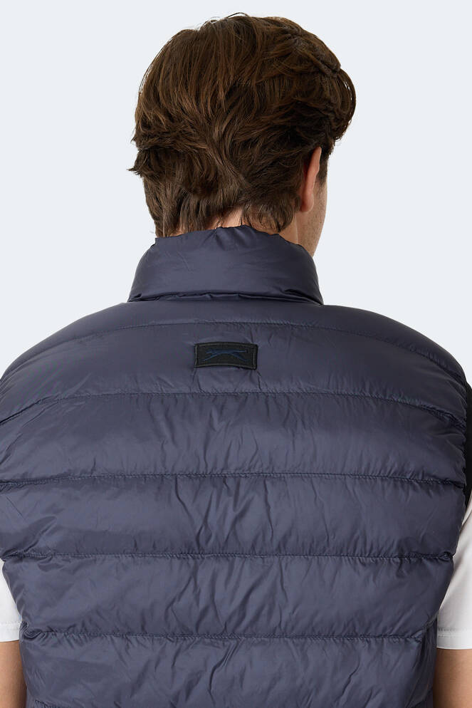 Slazenger BARROS Erkek Şişme Lacivert Yelek