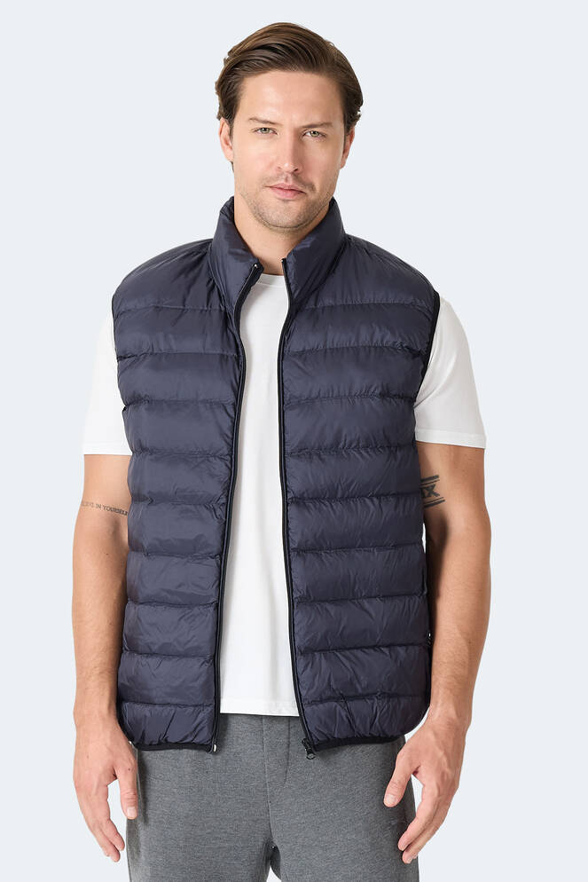 Slazenger BARROS Erkek Şişme Lacivert Yelek